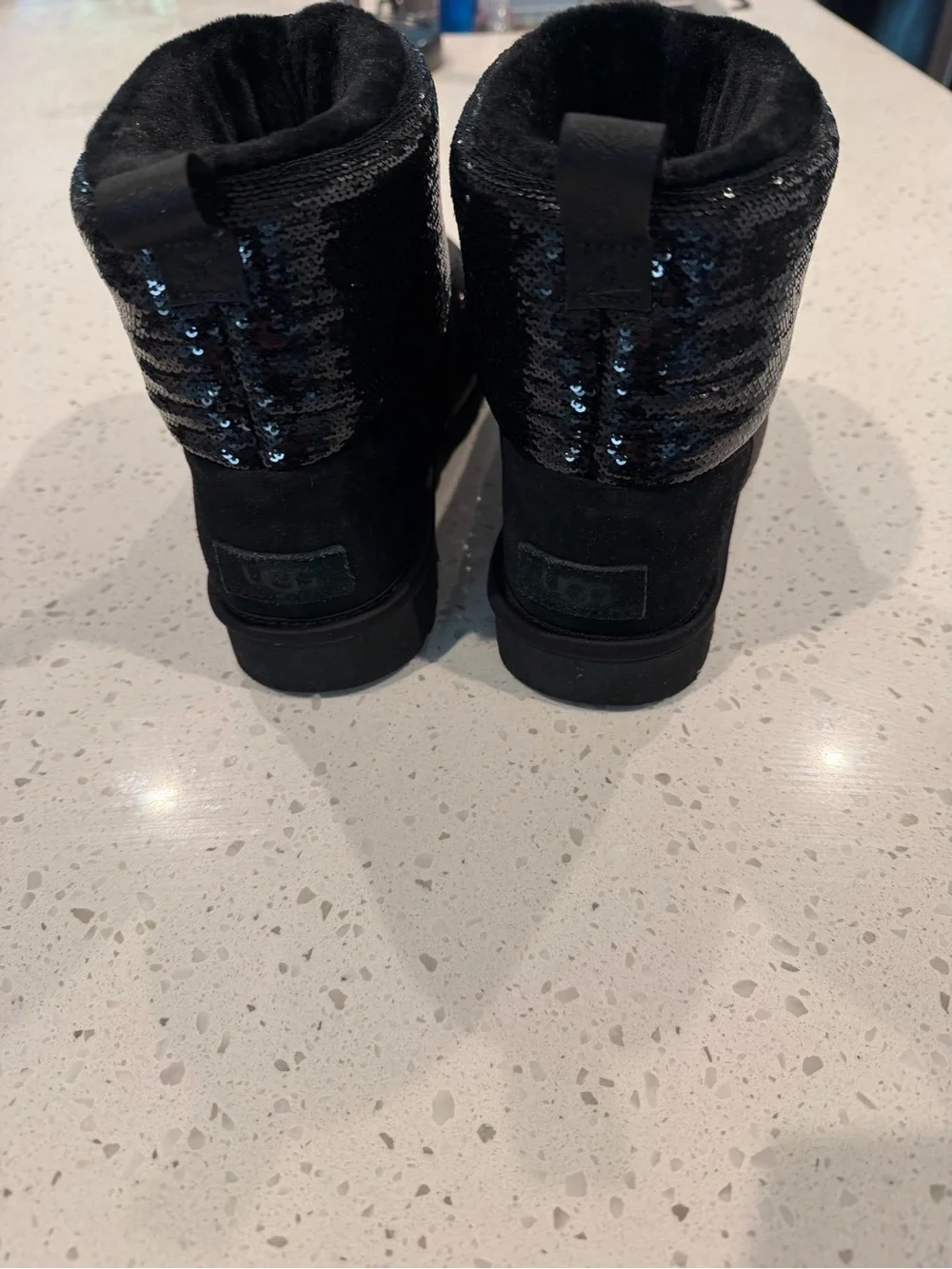 UGG Classic mini mirror ball boot